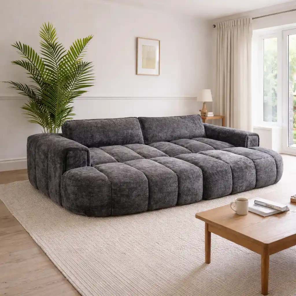 Premium Quality Left Seat Facing Sofa Set